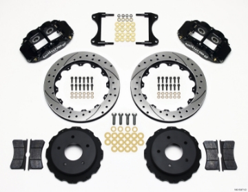 Picture of Wilwood Narrow Superlite 4R Rear Kit 12-88in Drilled 65-82 Corvette C2-C3