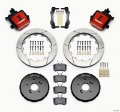 Picture of Wilwood Combination Parking Brake Rear Kit 12-88in Red Honda S2000