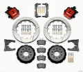 Picture of Wilwood Combination Parking Brake Rear Kit 12-88in Red 2005-2014 Mustang