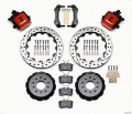 Picture of Wilwood Combination Parking Brake Rear Kit 12-88in Drilled Red Mustang 94-04