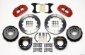 Picture of Wilwood Narrow Superlite 4R Rear P-Brk Kit 12-88in Red Chevy C-10 2-42 Offset 5-lug