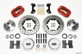 Picture of Wilwood Forged Dynalite Front Kit 11-00in Drilled-Red WWE ProSpindle