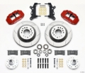 Picture of Wilwood Narrow Superlite 6R Front Hub & 1PC Rtr Kit 12-88in-Red 60-68 Ford - Mercury Full Size
