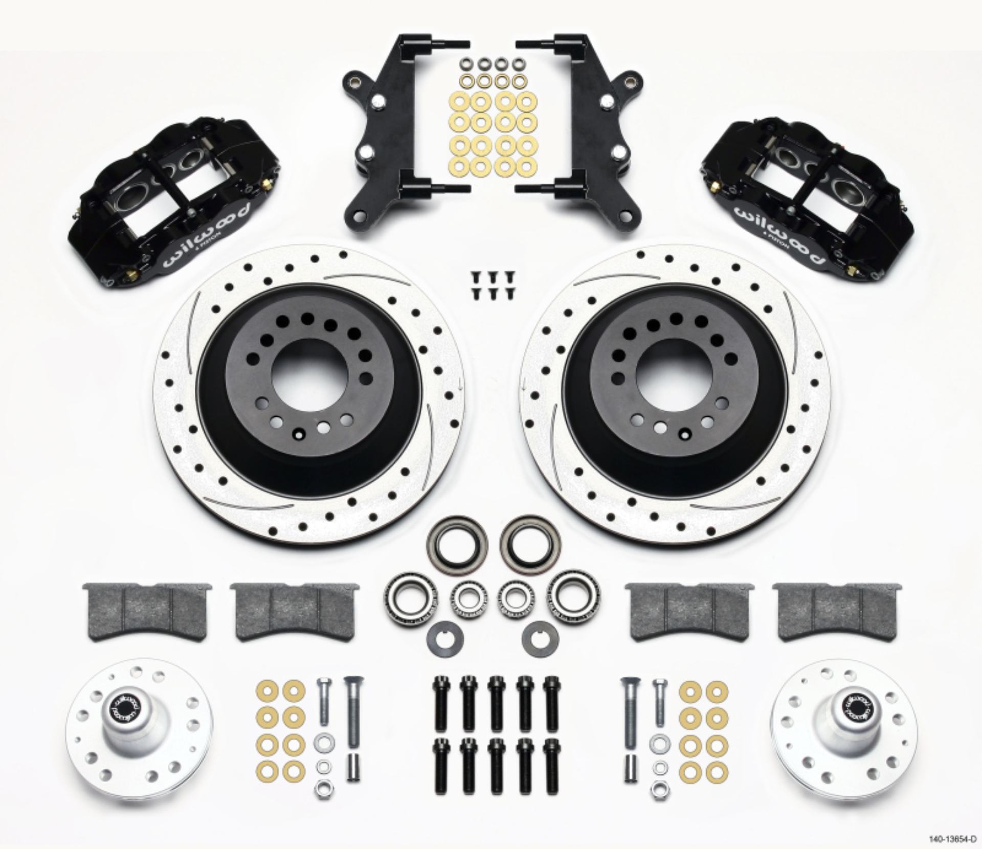 Picture of Wilwood Narrow Superlite 6R Front Hub & 1PC Rtr Kit 12-88in Dril 60-68 Ford - Mercury Full Size