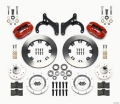 Picture of Wilwood Forged Dynalite Front Kit 12-19in Red 59-64 Chevy Impala - 63-64 Corvette