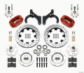 Picture of Wilwood Forged Dynalite Front Kit 12-19in Drilled Red 59-64 Chevy Impala - 63-64 Corvette