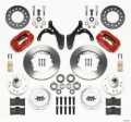 Picture of Wilwood Forged Dynalite Front Kit 11-00in Red 59-64 Chevy Impala - 63-64 Corvette