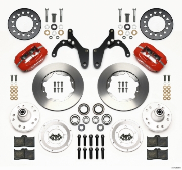 Picture of Wilwood Forged Dynalite Front Kit 11-00in Red 59-64 Chevy Impala - 63-64 Corvette