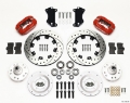 Picture of Wilwood Forged Dynalite Front Kit 12-19in Drilled Red Heidts Tri -5 2 inch Drop Spindle
