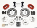 Picture of Wilwood Forged Dynalite Front Kit 11-00in Drill-Red Heidts Tri -5 2 inch Drop Spindle
