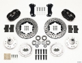 Picture of Wilwood Forged Dynalite Front Kit 11-00in Drilled Heidts Tri -5 2 inch Drop Spindle