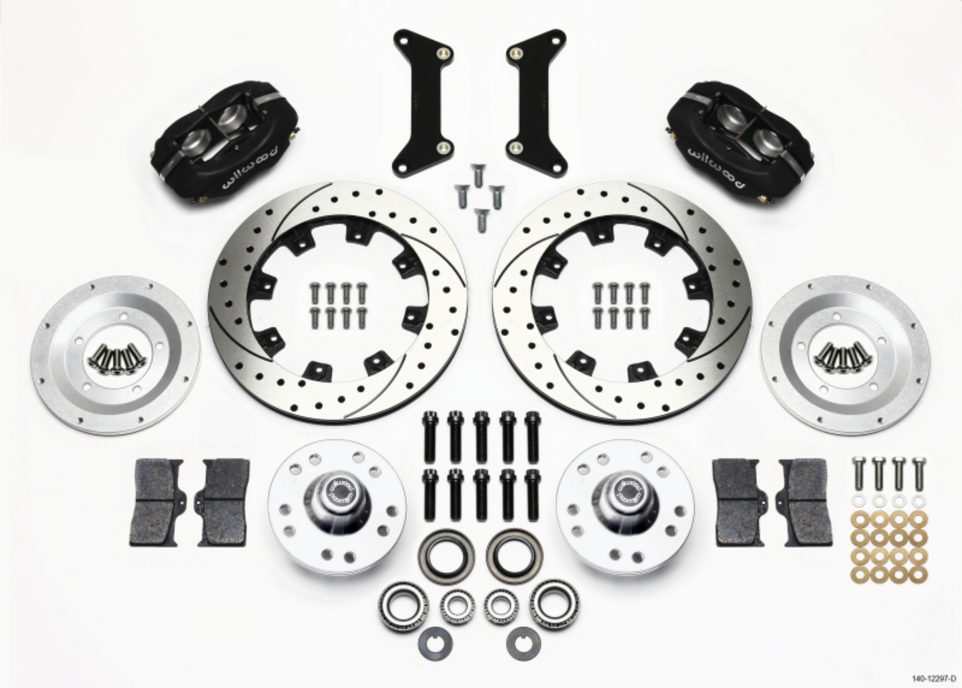 Picture of Wilwood Forged Dynalite Front Kit 12-19in Drilled 79-87 GM G Body