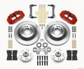 Picture of Wilwood Narrow Superlite 6R Front Hub & 1PC Rtr Kit 12-88in-Red 79-81 Camaro