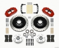 Picture of Wilwood Narrow Superlite 6R Front Hub & 1PC Rtr Kit 12-88in Dril -Red 74-80 Pinto-Mustang II