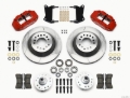 Picture of Wilwood Narrow Superlite 6R Front Hub & 1PC Rtr Kit 12-88in-Red 67-69 Camaro 64-72 Nova Chevelle