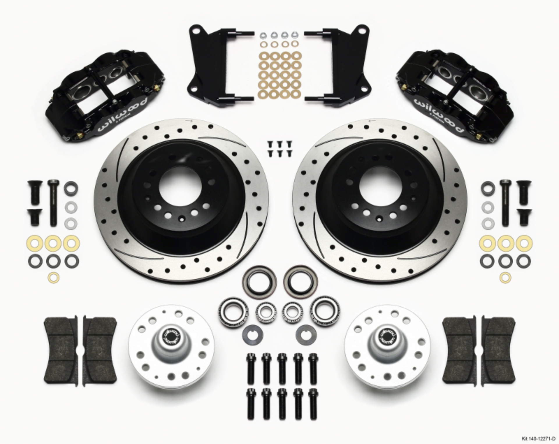 Picture of Wilwood Narrow Superlite 6R Front Hub & 1PC Rtr Kit 12-88in Dril 67-69 Camaro 64-72 Nova Chevelle