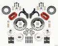 Picture of Wilwood Forged Dynalite Front Kit 11-00in Drill-Red 69-70 Impala Drum-Disc 69-82 Vette