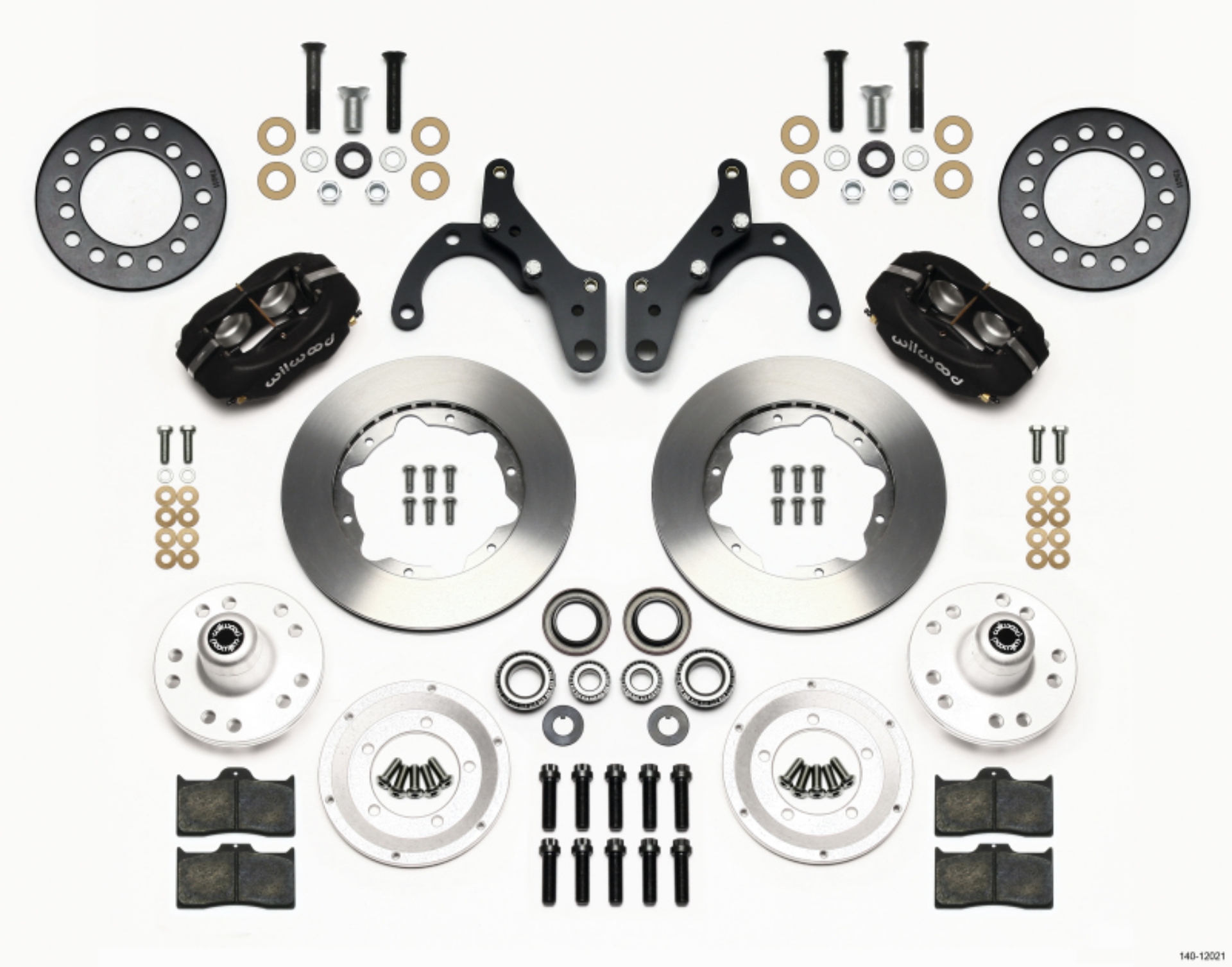 Picture of Wilwood Forged Dynalite Front Kit 11-00in 65-68 Chevy Impala -Drum Spindle
