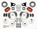 Picture of Wilwood Forged Dynalite Front Kit 11-00in Red AMC 71-76 OE Disc w-o Bendix Brakes
