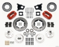 Picture of Wilwood Forged Dynalite Front Kit 11-00in Drill-Red AMC 71-76 OE Disc w-o Bendix Brakes