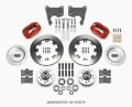 Picture of Wilwood Forged Dynalite Front Kit 12-19in Red 65-72 CDP C Body -Drum