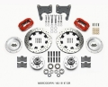 Picture of Wilwood Forged Dynalite Front Kit 12-19in Drill Red 65-72 CDP C Body -Drum