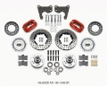 Picture of Wilwood Forged Dynalite Front Kit 11-00in Dril Red 65-72 CDP C Body -Drum
