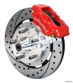 Picture of Wilwood Forged Dynalite Front Kit 12-19in Drilled Red 79-81 Camaro