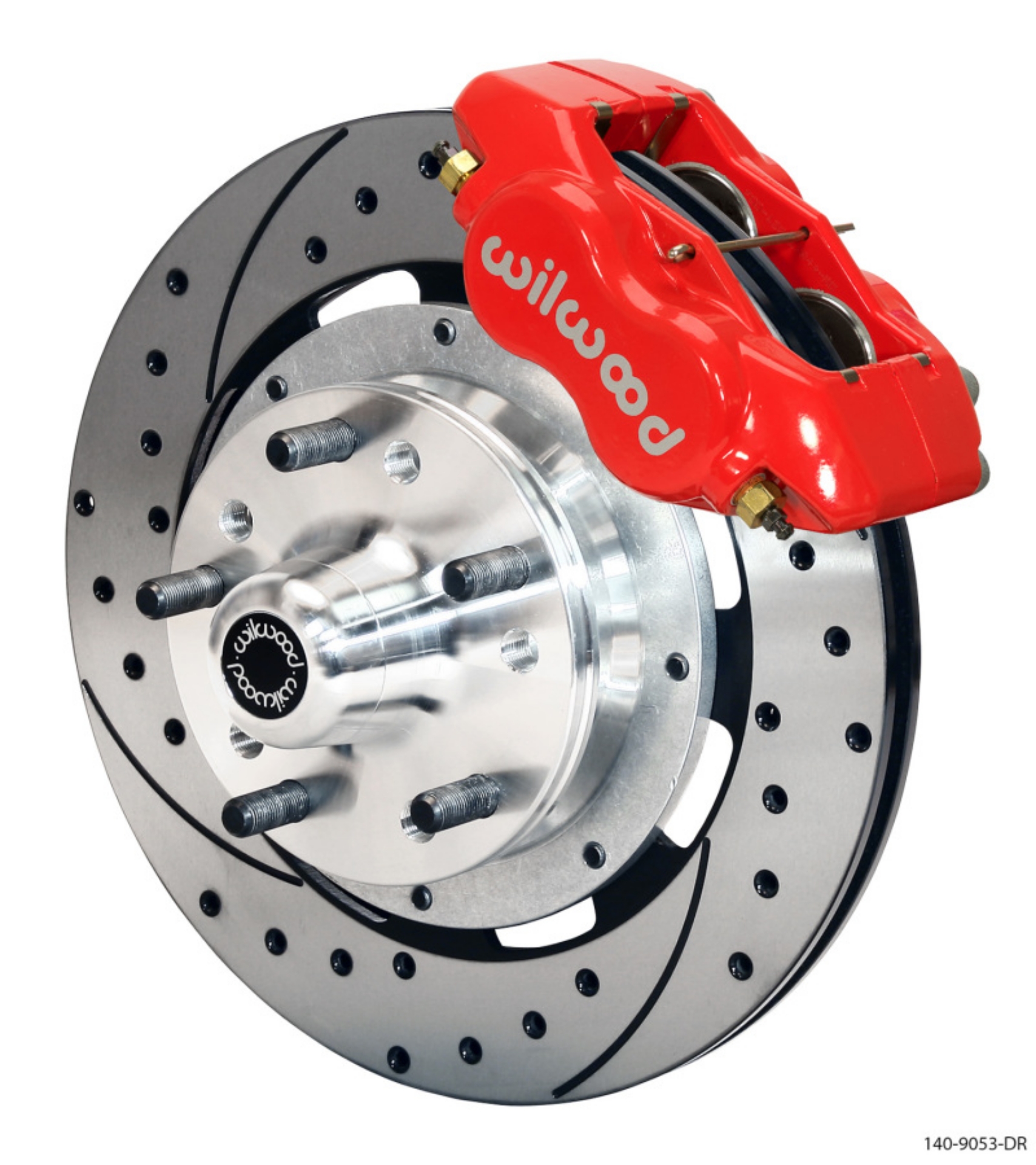 Picture of Wilwood Forged Dynalite Front Kit 12-19in Drilled Red 79-81 Camaro