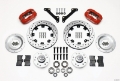 Picture of Wilwood Forged Dynalite Front Kit 12-19in Drilled Red 70-78 Camaro