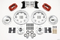 Picture of Wilwood Forged Dynalite Front Kit 12-19in Drill-Zinc Red 67-69 Camaro 64-72 Nova Chevelle