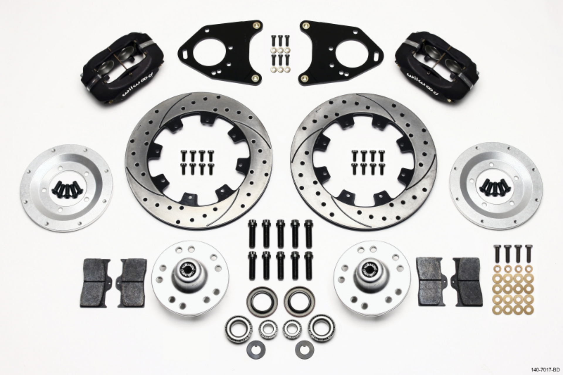 Picture of Wilwood Forged Dynalite Front Kit 12-19in Drilled 71-80 Pinto-Mustang II Disc & Drum
