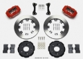 Picture of Wilwood Forged Dynalite Front Hat Kit 12-19in Red 02-06 Acura RSX-5 Lug