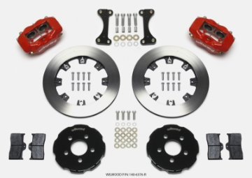 Picture of Wilwood Forged Dynalite Front Hat Kit 12-19in Red 00-04 PT Cruiser-03-04 SRT-4