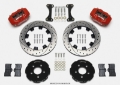 Picture of Wilwood Forged Dynalite Front Hat Kit 12-19in Drilled Red 00-04 PT Cruiser-03-04 SRT-4