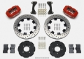 Picture of Wilwood Forged Dynalite Front Hat Kit 12-19in Drilled Red 90-99 Civic w-240 mm Disc