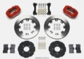 Picture of Wilwood Forged Dynalite Front Hat Kit 12-19in Red 94-01 Honda-Acura w-262mm Disc