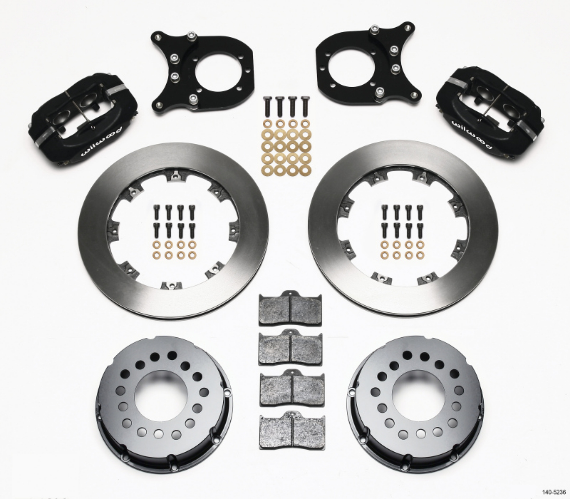 Picture of Wilwood Forged Dynalite P-S Rear Kit Chev 12 Bolt w-Clip Eliminator