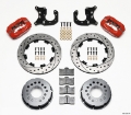 Picture of Wilwood Forged Dynalite P-S Rear Kit Drilled Red Ford 8-8 w-2-5in Offset-5 Lug