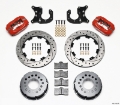 Picture of Wilwood Forged Dynalite P-S Rear Kit Drilled Red New Big Ford 2-50in Offset