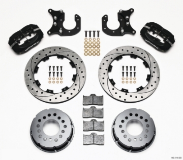 Picture of Wilwood Forged Dynalite P-S Rear Kit Drilled Rotor New Big Ford 2-50in Offset