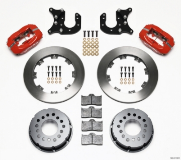 Picture of Wilwood Forged Dynalite P-S Rear Kit Red Mopar-Dana 2-72in Offset