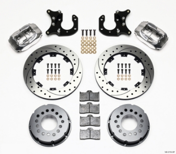 Picture of Wilwood Forged Dynalite P-S Rear Kit Drilled Polished Big Ford 2-36in Offset