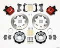 Picture of Wilwood Combination Parking Brake Rear Kit 11-75in Red 2011 Fiesta Rear
