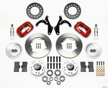 Picture of Wilwood Forged Dynalite Front Kit 11-00in Red 55-57 Chevy