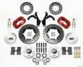 Picture of Wilwood Forged Dynalite Front Kit 11-00in Drill-Red 55-57 Chevy