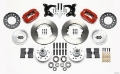 Picture of Wilwood Forged Dynalite Front Kit 11-00in Red 65-72 CDP A Body - 10in Drum