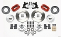 Picture of Wilwood Forged Dynalite Front Kit 11-00in Red 62-72 CDP A Body - 9in Drum
