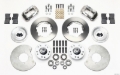 Picture of Wilwood Forged Dynalite Front Kit 11-00in Polished 37-48 Ford Psgr- 360 Plate Mount