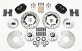 Picture of Wilwood Forged Dynalite Front Kit 11-00in Drilled 37-48 Ford Psgr- 360 Plate Mount